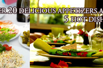 Appetizers and hot dishes in SEPAN banquet