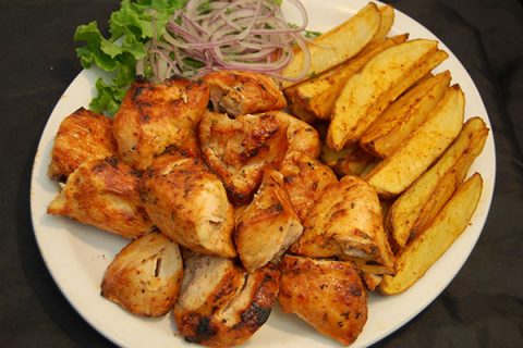 Chicken Kabab: Marinated boneless chicken breast.Chicken Kabab: Marinated boneless chicken breast.