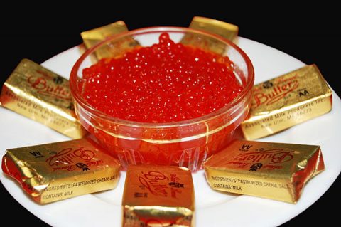 Imported Caviar: Red/Black
