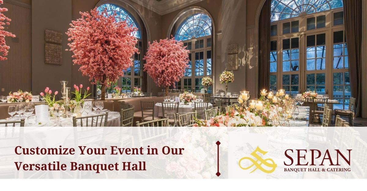 customize your event in our versatile banquet hall