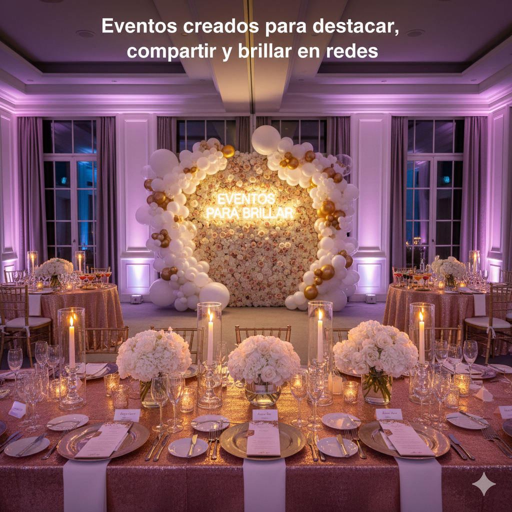 evento digno de instagram en sepan banquet hall