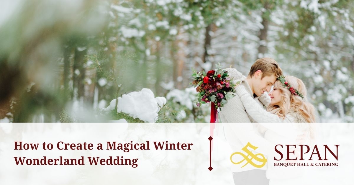 how to create a magical winter wonderland wedding