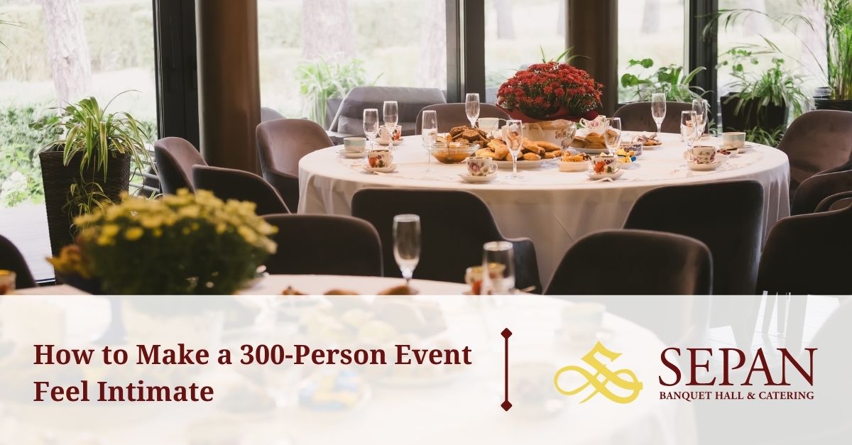 how to make a person event feel intimate
