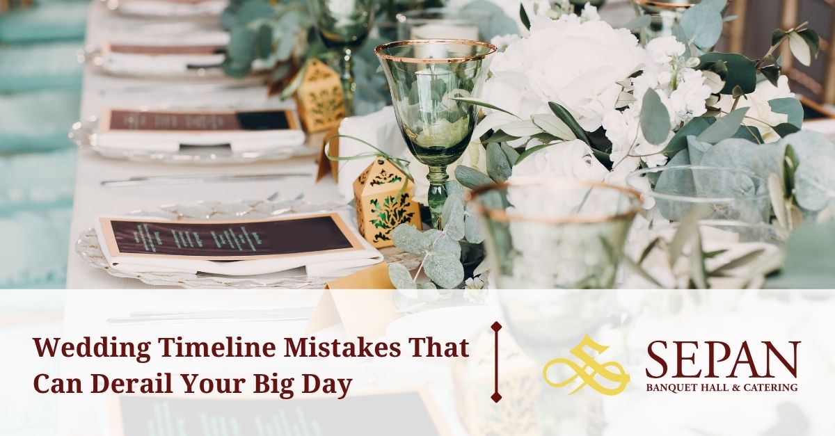wedding timeline mistakes that can derail your big day