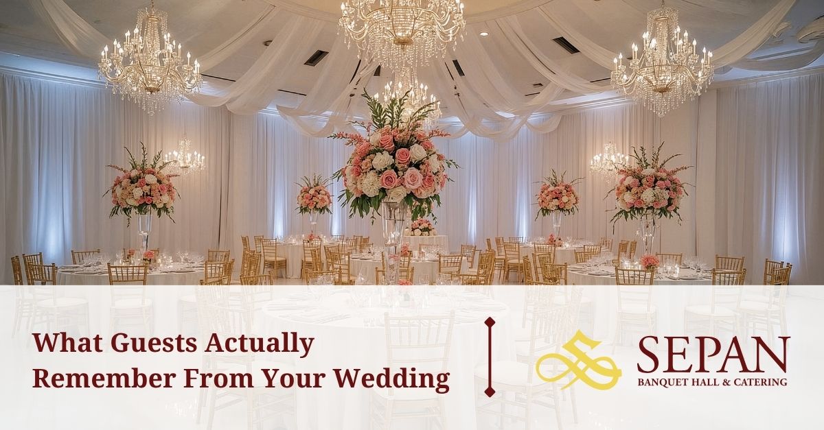 what guests actually remember from your wedding